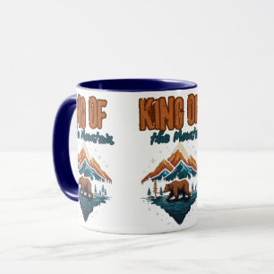 Peak Guardian: Brown Bear in Its Element Mug
