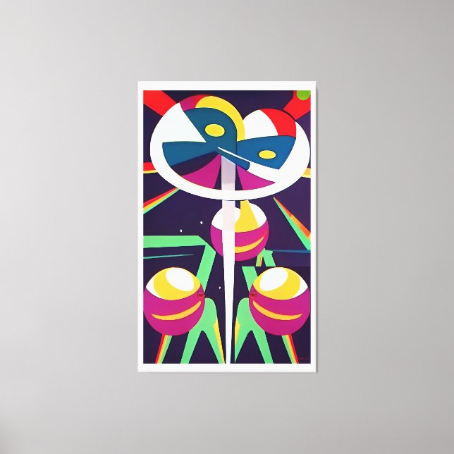 Peak Kasso - Ken Gage Surreal Art Canvas Print (Front)