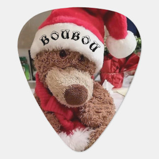 Peak of guitar personalized with photograph or pick