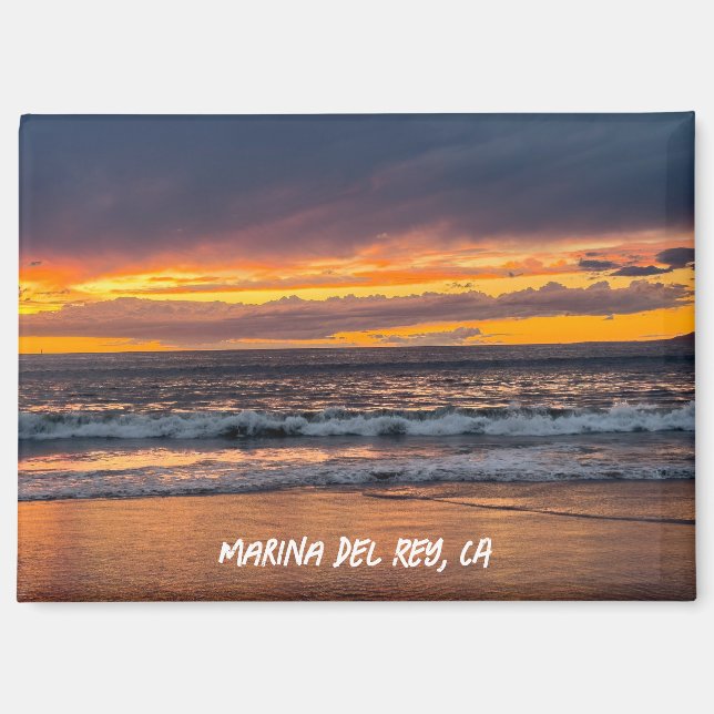 Peak Sunset - Marina Del Rey, CA  Magnet (Front)