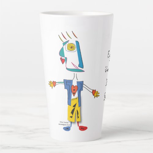 PeaKasso King of Hearts _ Latte Mug