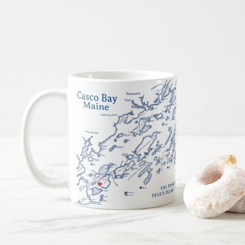Peaks Island Maine Gift Coffee Mug