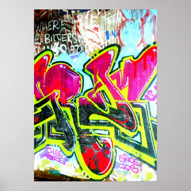 Peaks Island, Maine graffiti Poster (Front)