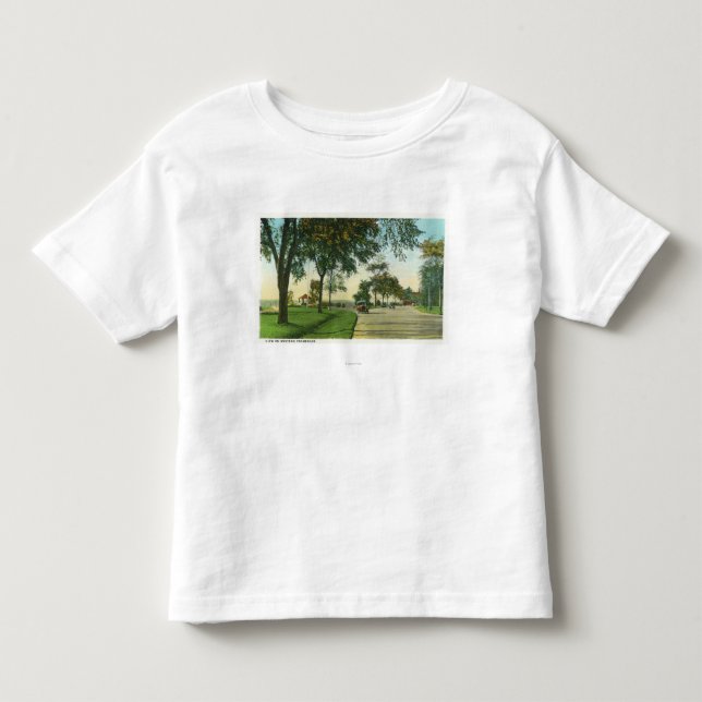 Peaks Island View of Pumpkin Knob Toddler T-shirt (Front)