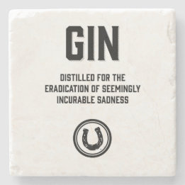 Peaky Blinders Gin Label Stone Coaster