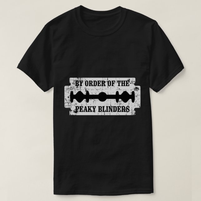 Peaky Blinders logo Sticker T-Shirt (Design Front)
