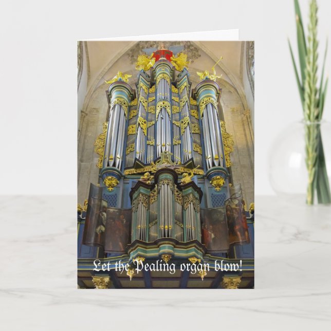 Pealing organ Christmas card - Breda (Front)