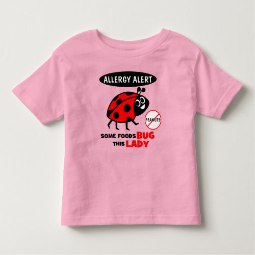 Peanut Allergy Alert Ladybug Shirt