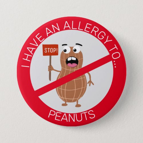 peanut allergy button