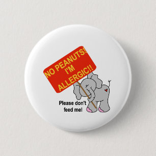 Peanut Allergy Button