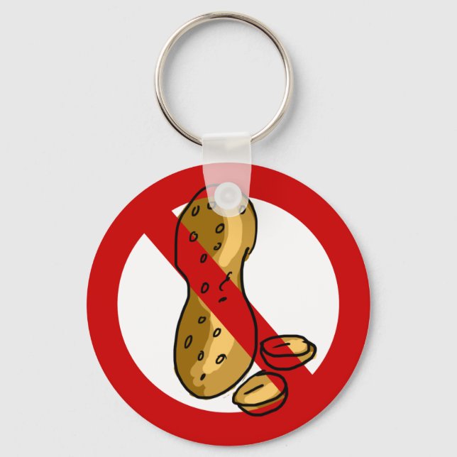 Peanut allergy keychain (Front)