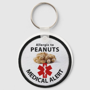 Peanut Allergy Keychain