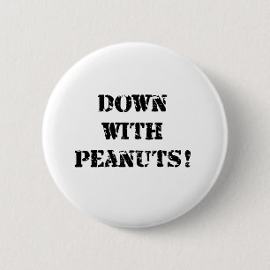 Peanut Allergy Pinback Button