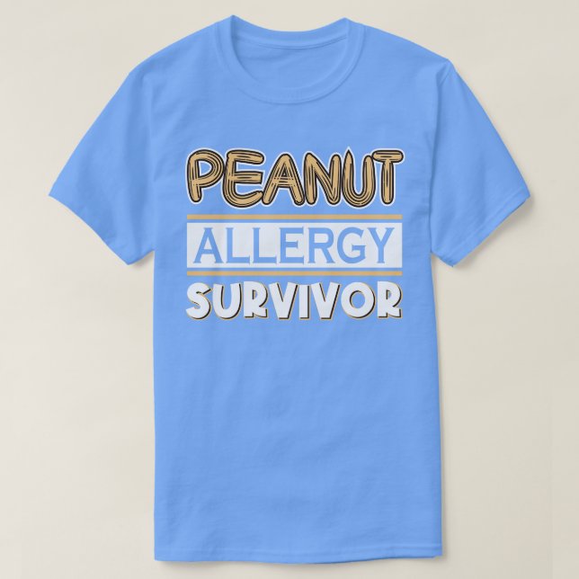 Peanut Allergy Survivor T-Shirt (Design Front)
