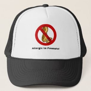 Peanut allergy trucker hat