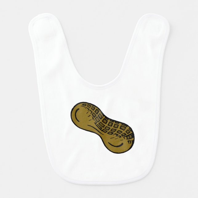 Peanut Baby Bib (Front)