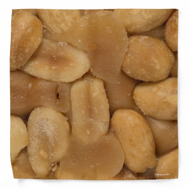 Peanut Bandana Peanut Candy Bar Design (Front)
