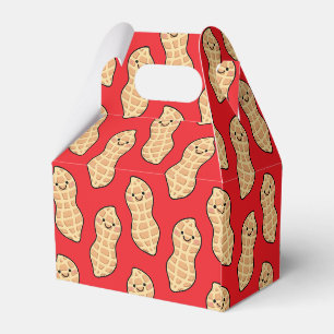 Peanut Birthday Party Kids Cute Nut Cartoon Favor Boxes