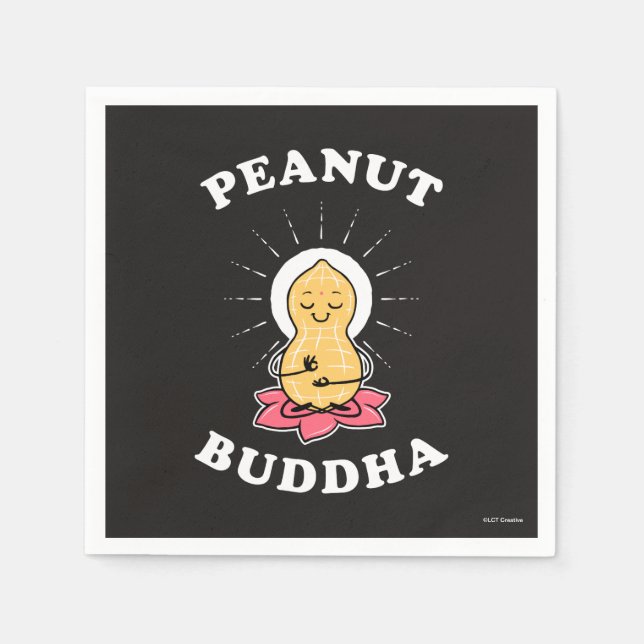 Peanut Buddha Napkins (Front)