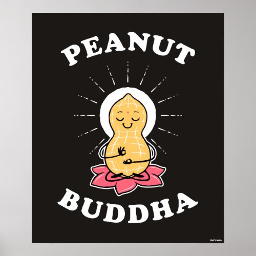 Peanut Buddha Poster