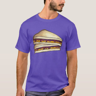 Peanut Butter and Grape Jelly Sandwich PBJ T-Shirt