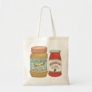 Peanut Butter And Jam Tote Bag