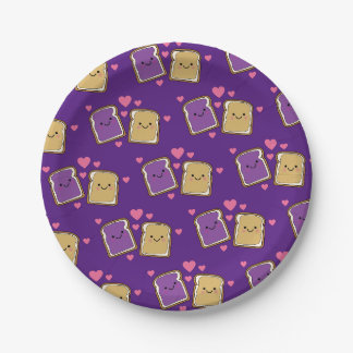 Peanut Butter and Jelly Birthday Party PBJ Paper Plates