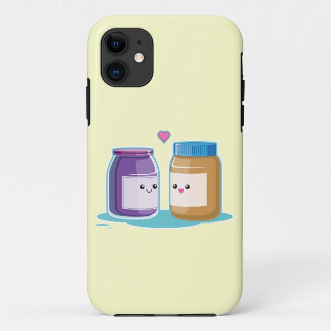 Peanut Butter and Jelly Case-Mate iPhone Case (Back)