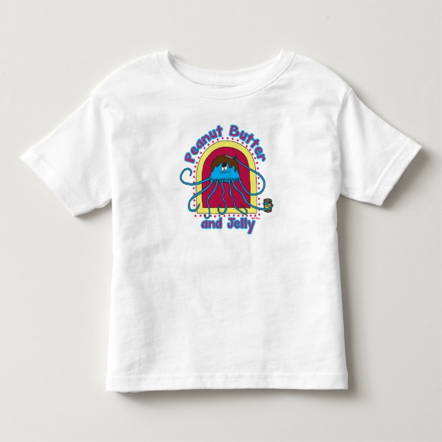 Peanut Butter and Jelly Fish Toddler T-shirt (Front)