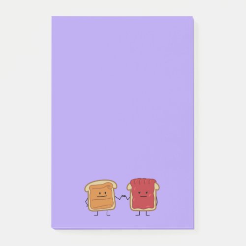 Peanut Butter and Jelly Fist Bump friends toast Post_it Notes