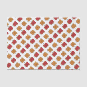 Peanut Butter and Jelly Fist Bump friends toast Tissue Paper