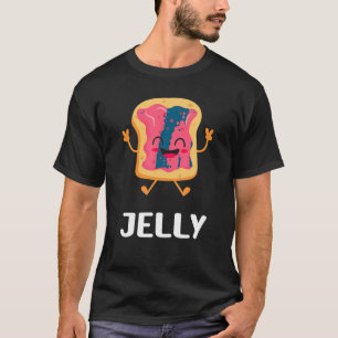 Peanut Butter And Jelly Halloween Matching Couple T-Shirt