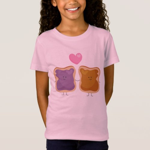 Peanut Butter and Jelly Love T_shirt