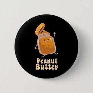 Peanut Butter And Jelly Matching Couple Halloween Button