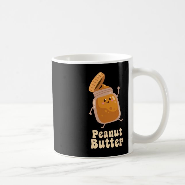 Peanut Butter and Jelly Matching Couple Halloween  Coffee Mug (Right)