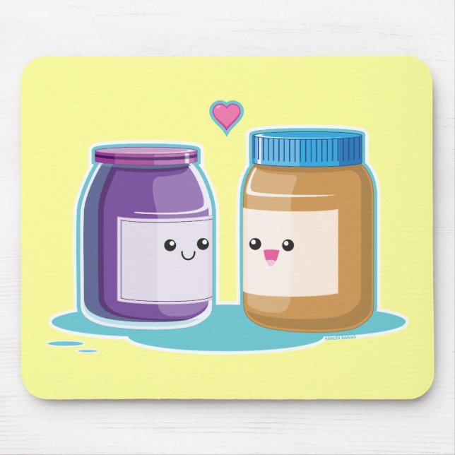 Peanut Butter and Jelly Mouse Pad (Front)