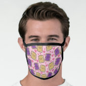 Peanut Butter and Jelly PBJ Kawaii Food Cute Face Mask (Worn Him)