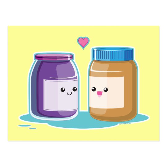 Peanut Butter and Jelly Postcard