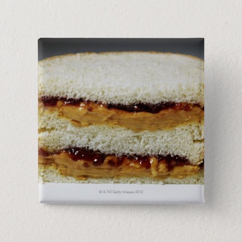 Peanut butter and jelly sandwich button