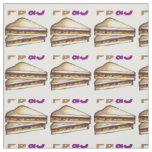 Peanut Butter and Jelly Sandwich PB&amp;J Food Foodie Fabric