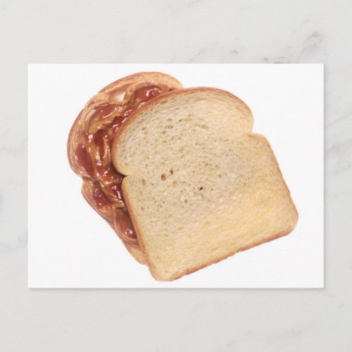 Peanut Butter and Jelly Sandwich Postcard