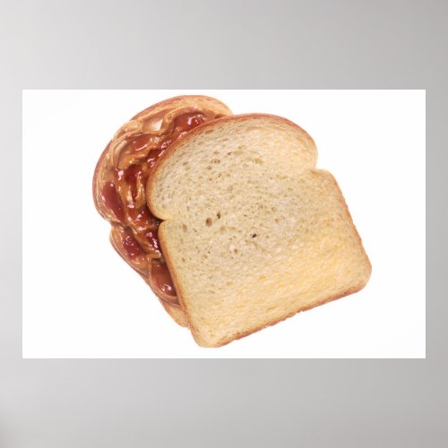 Peanut Butter and Jelly Sandwich Poster