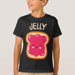 Peanut Butter And Jelly Twin Best Friend Matching  T-Shirt