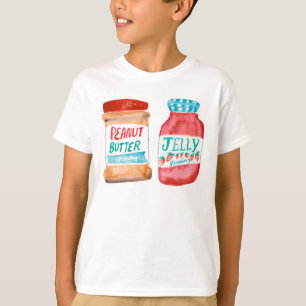 Peanut Butter and Jelly Watercolor T-Shirt