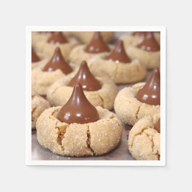 Peanut Butter Blossom Cookies Napkins (Front)