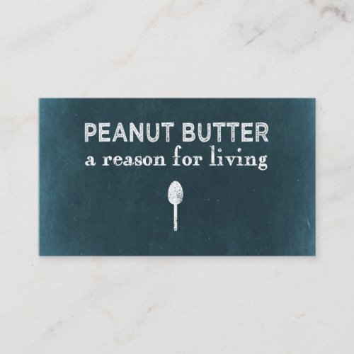 Peanut Butter Business Card Template