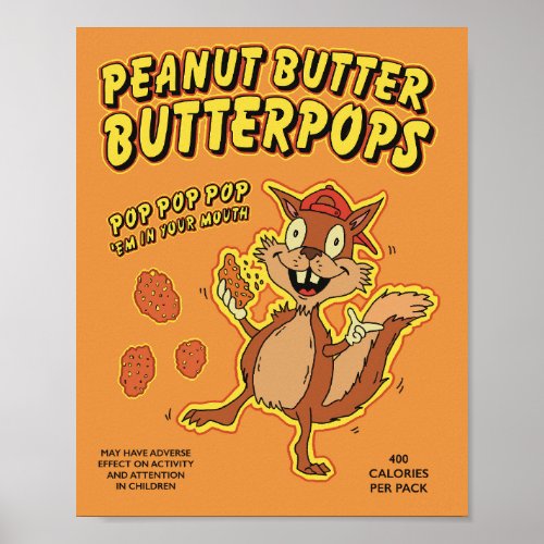 Peanut Butter Butterpops Poster