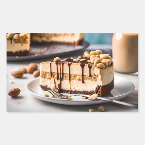 Peanut Butter Cheesecake Rectangular Sticker