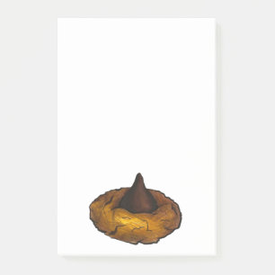 Peanut Butter Chocolate Blossom Cookie Baking Post-it Notes