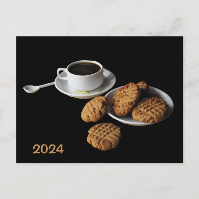 Peanut Butter Cookies 2024 Calendar on Back